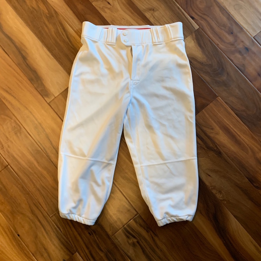 Baseball pants white